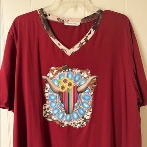 Southern Stitch boutique shirt. Size: 3X